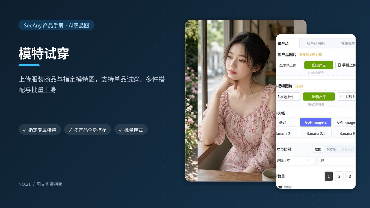 模特试穿