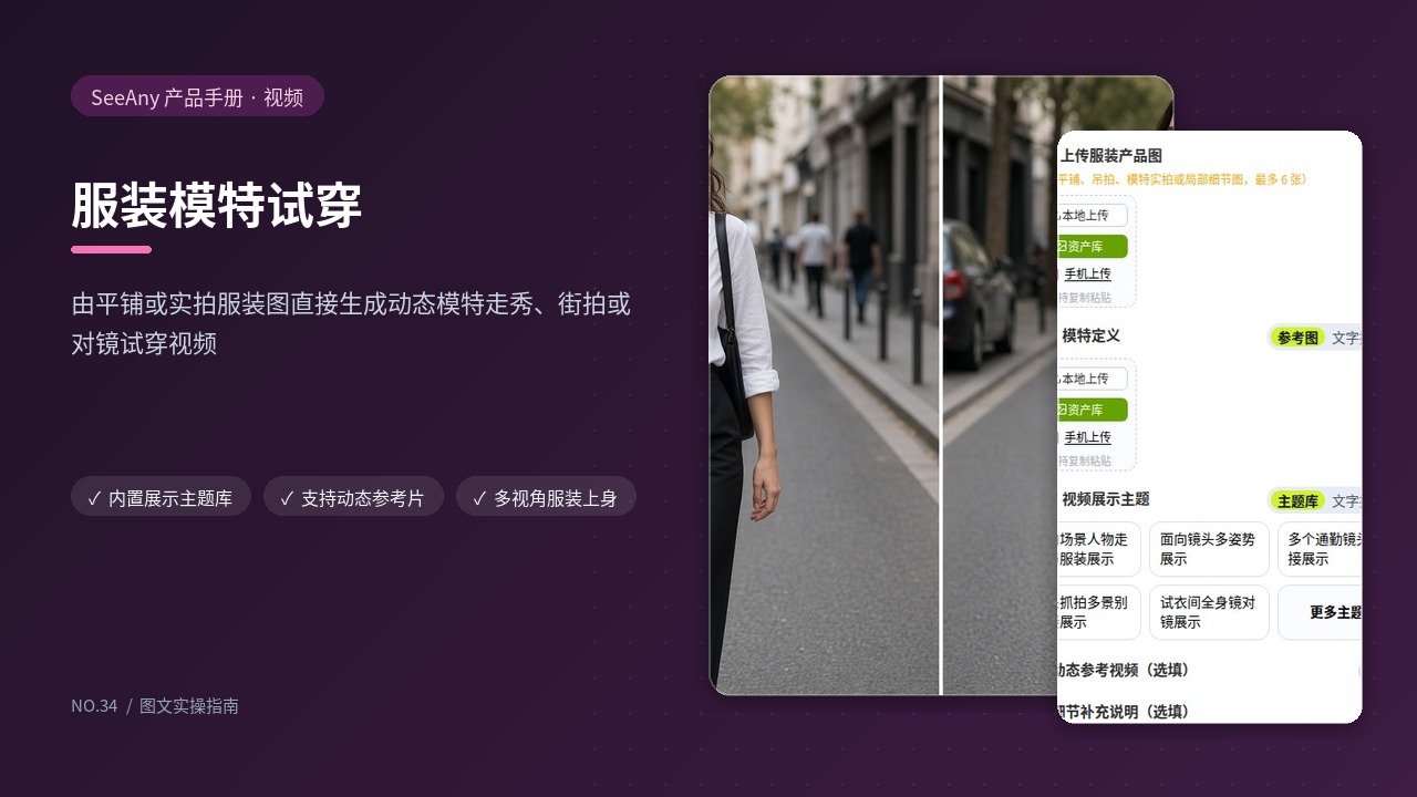 服装模特试穿